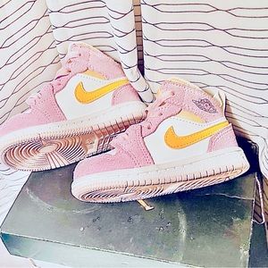 Girls 4C Nike Jordan Shoes Hightop